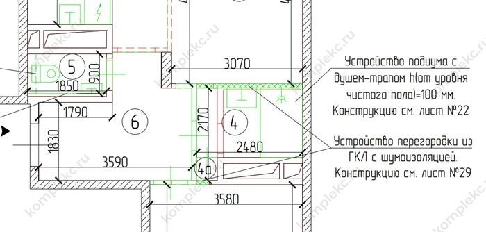 Требования к душ-трапам в новостройках 2024 года в Краснодаре