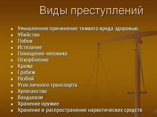 Определение преступления и проступка