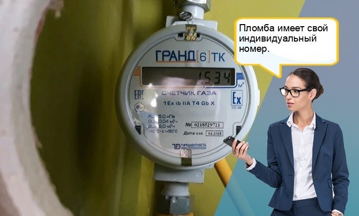 Правила установки газовой пломбы